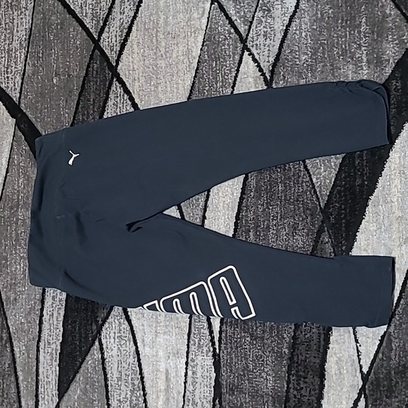 PUMA DRYCELL CROPPED SPORT LIFESTYLE RUCHED CROPPED LEGGINGS - Picture 11 of 13